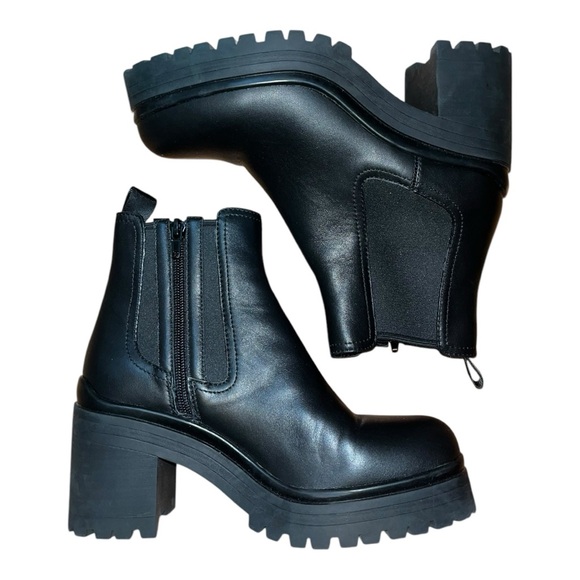 Jeffrey Campbell Escob Block Heel Chelsea Booties Women’s Size 8 - Picture 4 of 11